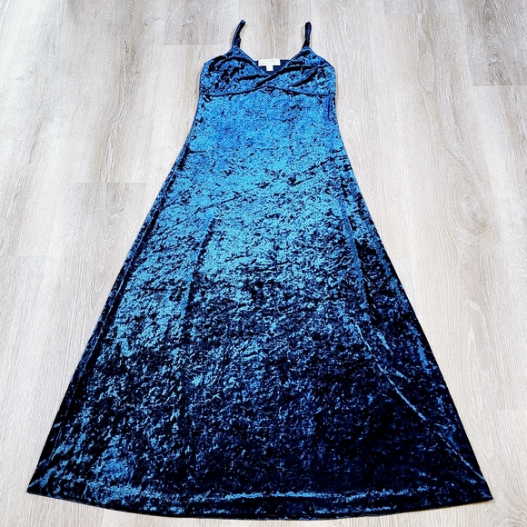 MICHAEL Michael Kors Dresses & Skirts - MICHAEL MICHAEL KORS: Crushed Velvet Maxi Dress Size Medium